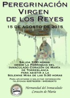 Cartel de la Peregrinación Virgen de lor Reyes 2015