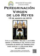 Cartel de la Peregrinación Virgen de lor Reyes 2015