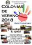 Colaboración colonias de Verano 2018